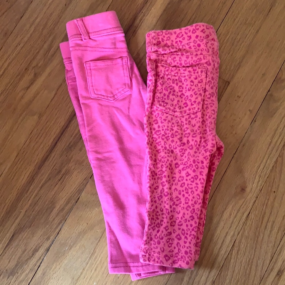 12 month pink cotton stretch pants